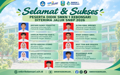 SISWA LOLOS PERGURUAN TINGGI NEGERI